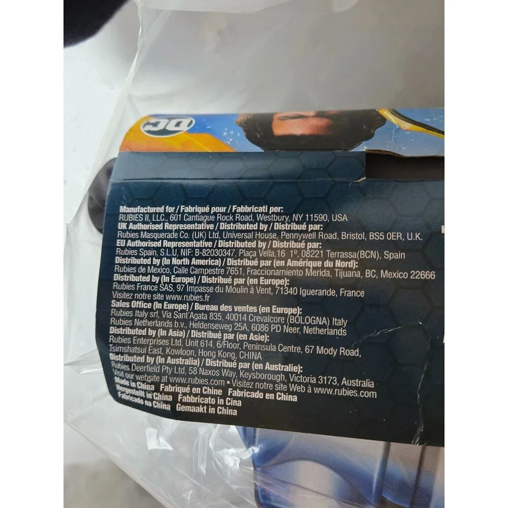 Rubies Boys Dc Aquaman and the‎ Lost Kingdom Deluxe Black Manta Costume Medium - Picture 14 of 16